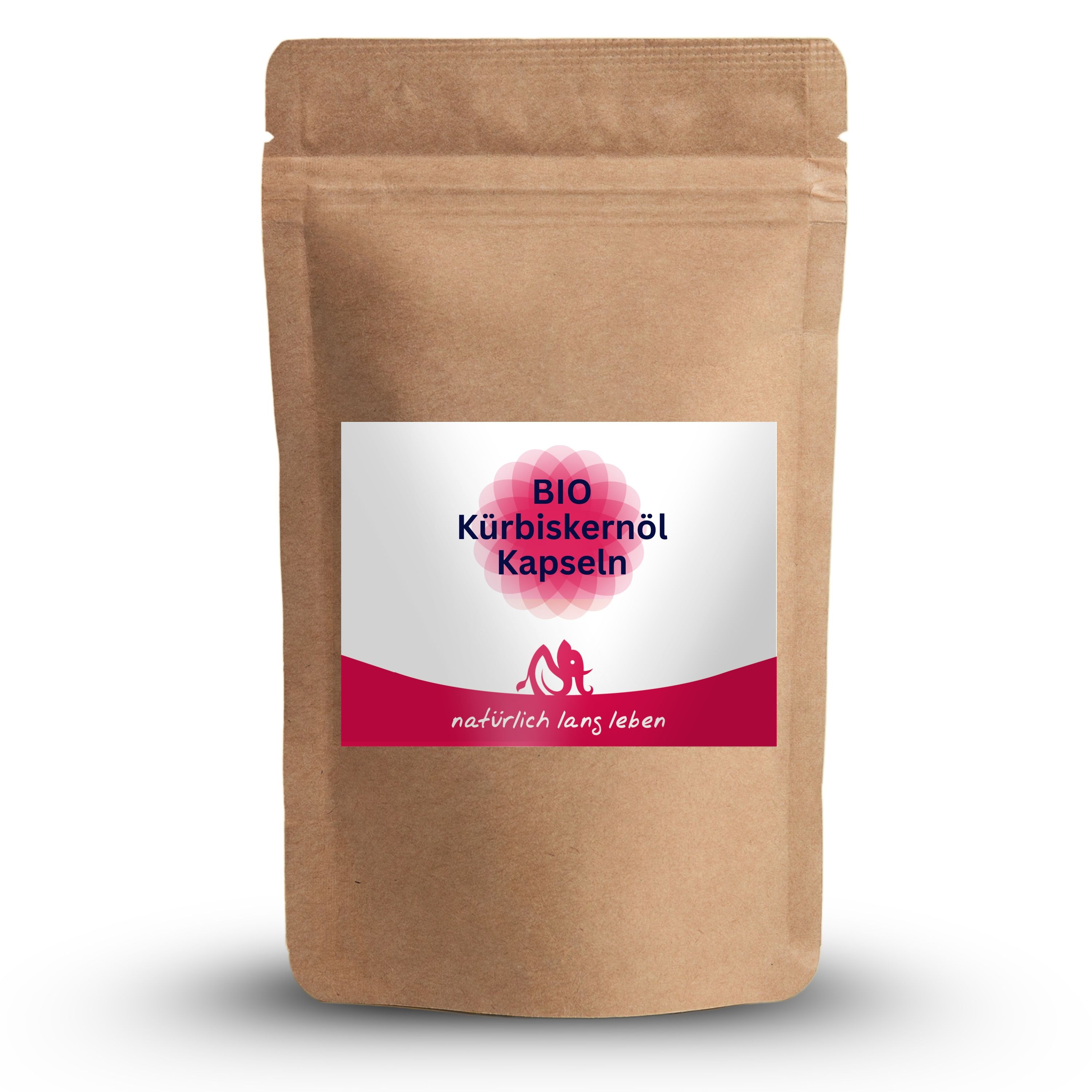 natürlich lang leben BIO Kürbiskernöl Kapseln, vegan 59 g Kapseln