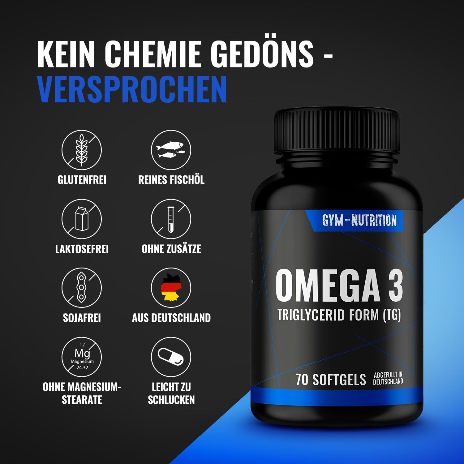 Gym Nutrition Omega 3 Kapseln