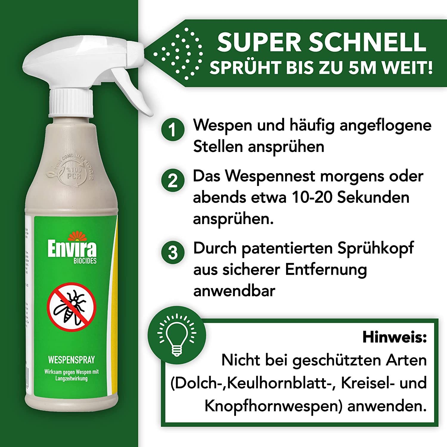 Envira Wespen Abwehrspray im Vorteilspack