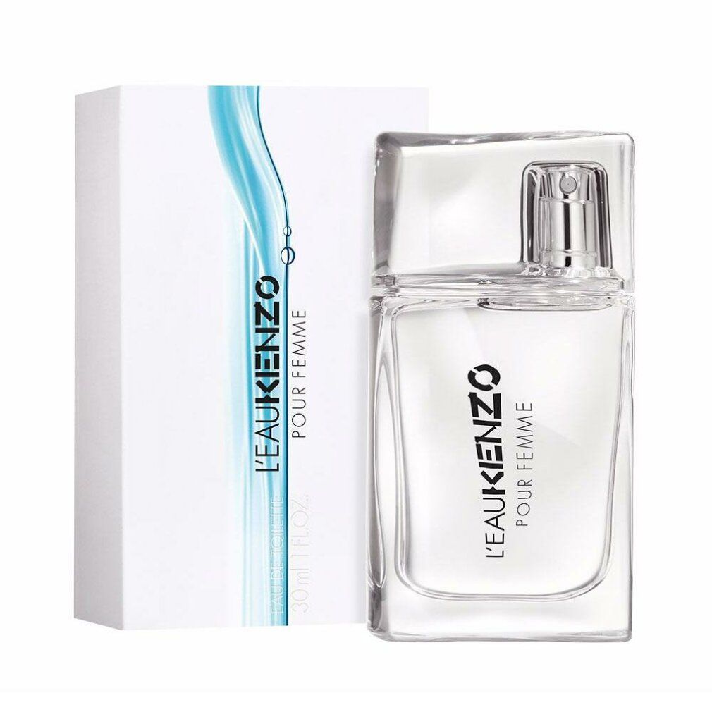 Kenzo L'Eau Elegante Eau de Toilette Damen Flakon und Verpackung.