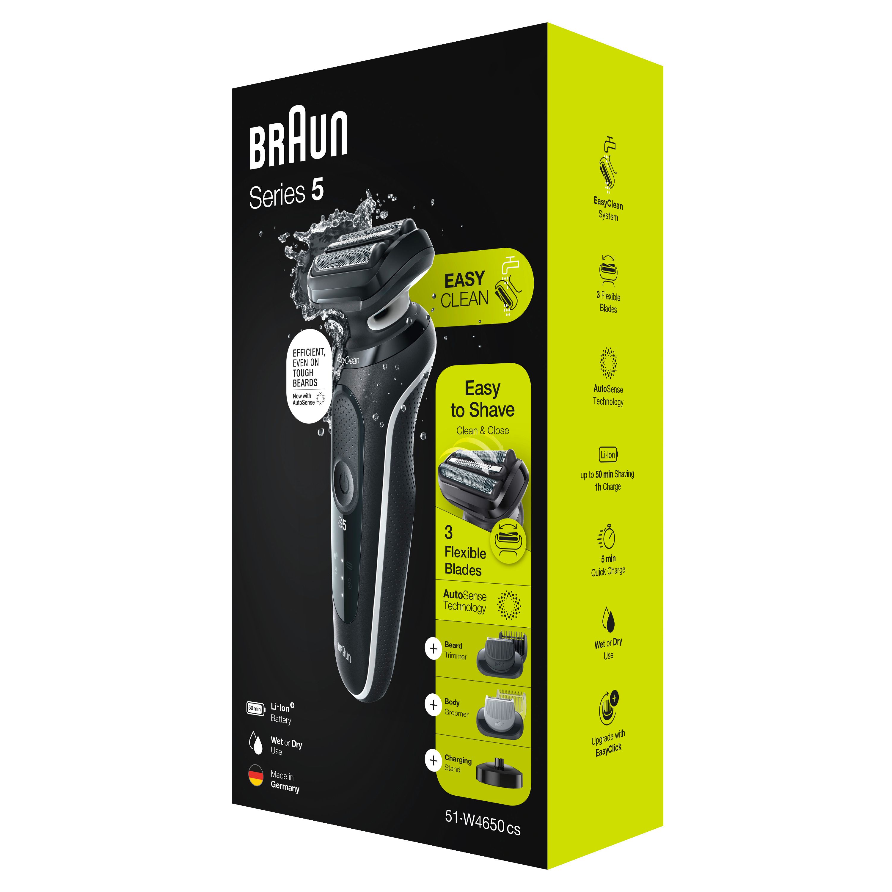 Braun S5-7 Aufsatz Body Groomer Rasierer-Zubehör schwarz