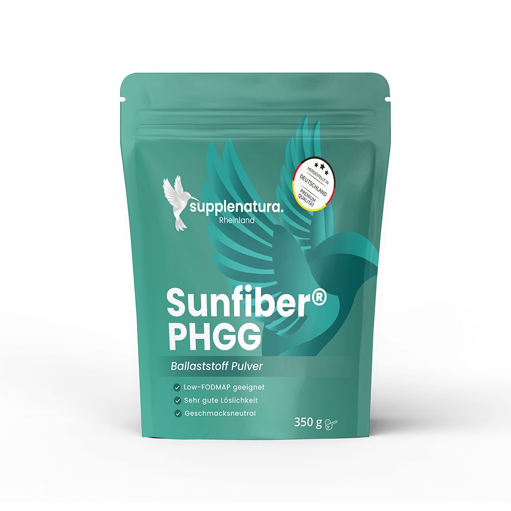 Supplenatura Rheinland® Phgg Ballaststoff Pulver 350g - teilhydrolysiertes Guarkernmehl, vegan 350 g zur Herstellung einer Susp. zum Einnehmen