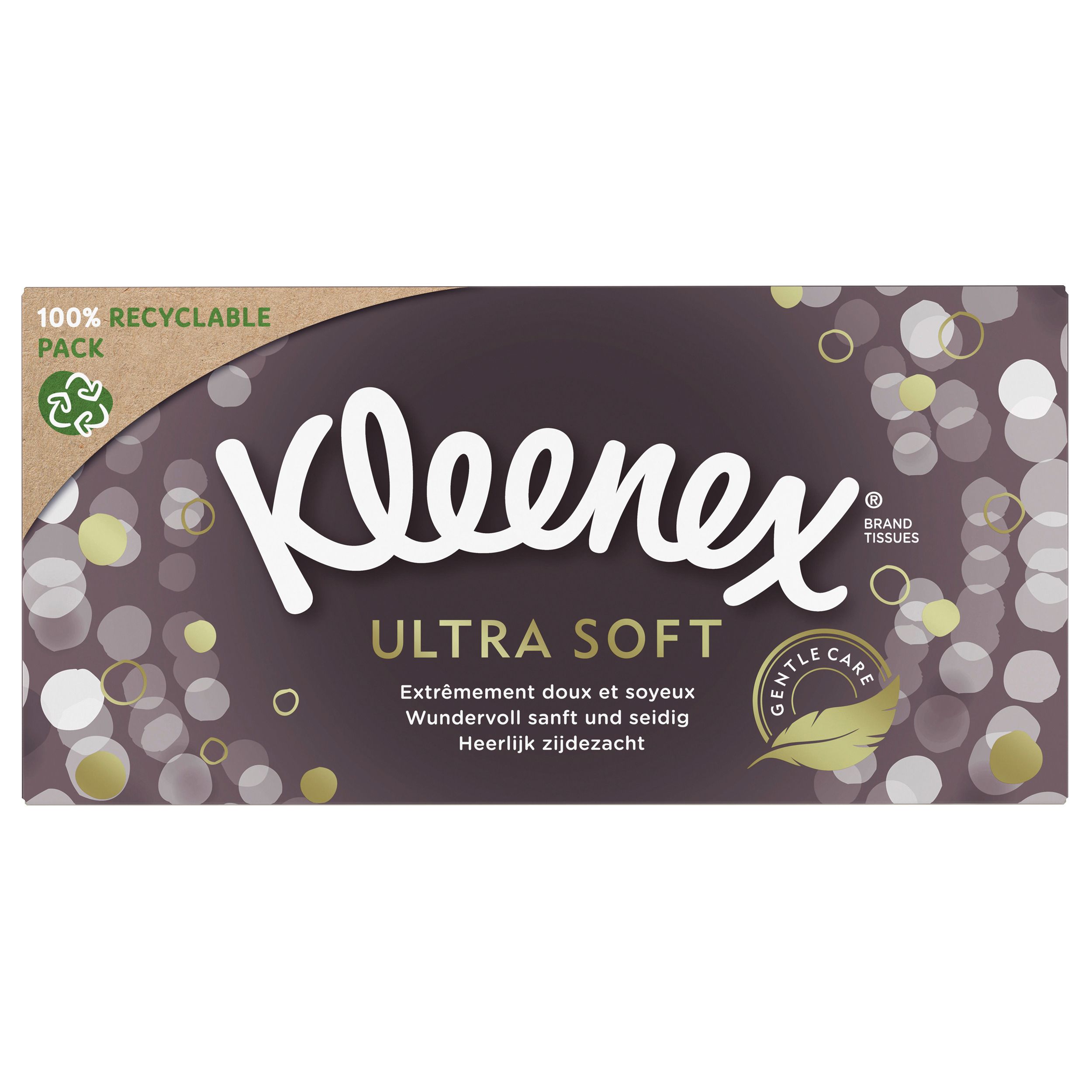 Kleenex Ultra Soft Kosmetiktücher-Boxen Taschentücher 3-lagig 24x64 St Tücher