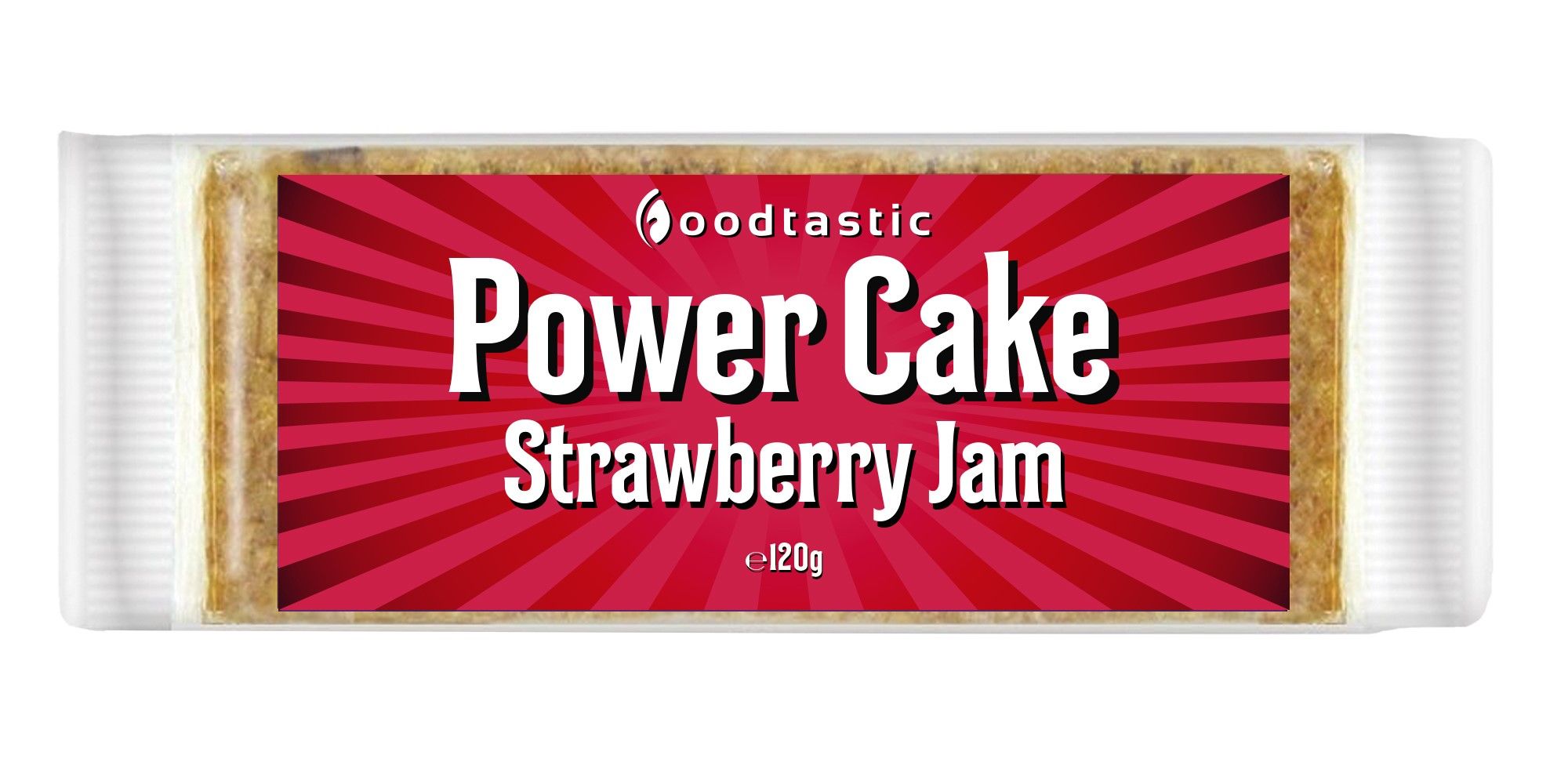 Foodtastic Power Cake Strawberry Jam
