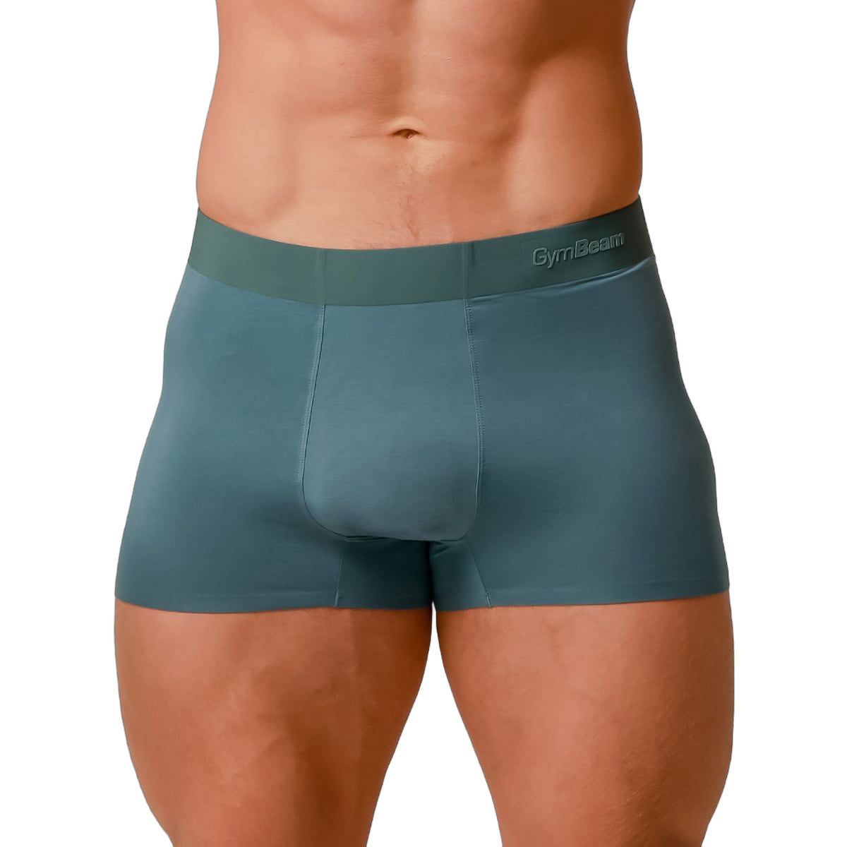 GymBeam Boxershorts Herren im 2er-Pack aus Viskose und Elasthan in Blau 1 St