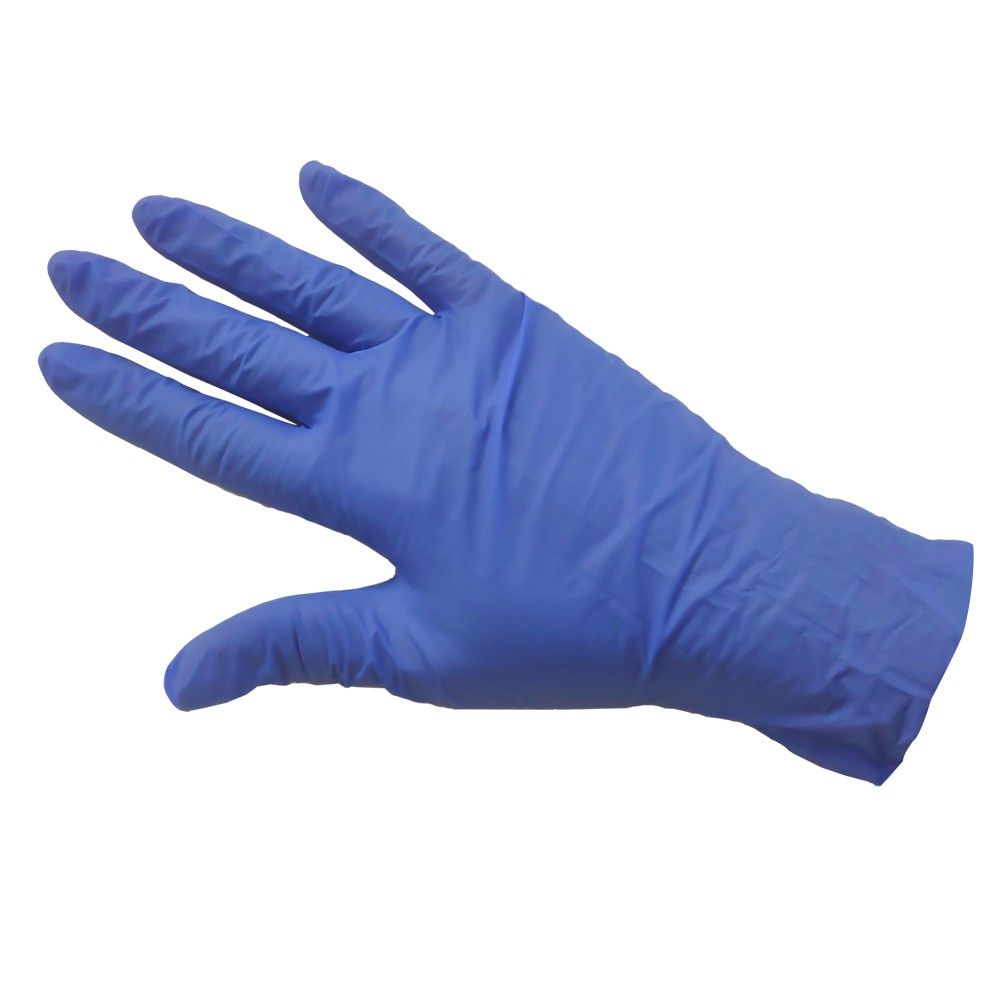 Medical Sud Guanti in Nitrile colore Blu ad Alta Protezione senza Taglia L