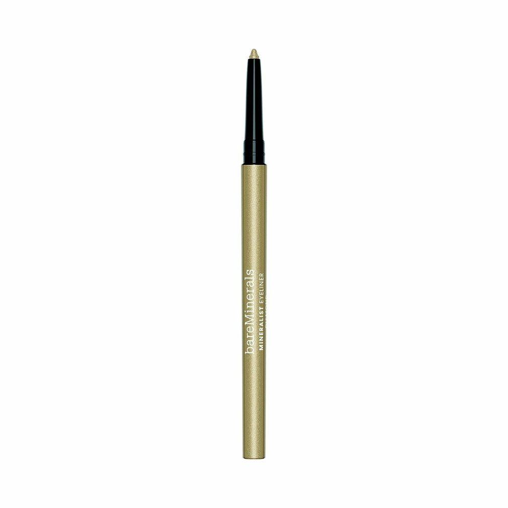 Mineralist Eyeliner Diamant. Goldfarbener Stift mit schwarzer Spitze. Aufschrift: bareMinerals Mineralist Eyeliner.