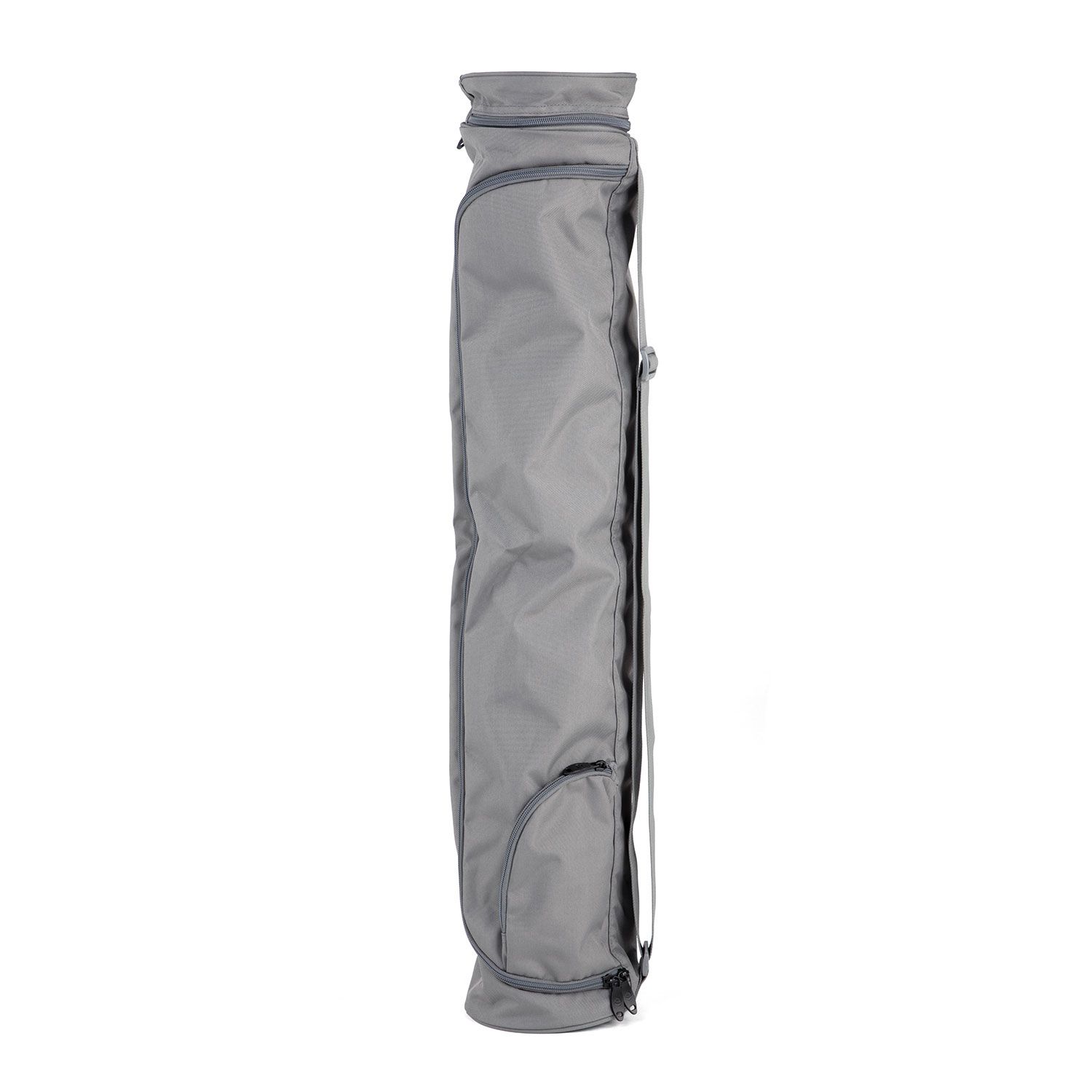 Yogamatten Tasche Asana Bag XXL 80 schiefer-grau, Polyester/Polyamide bestickt