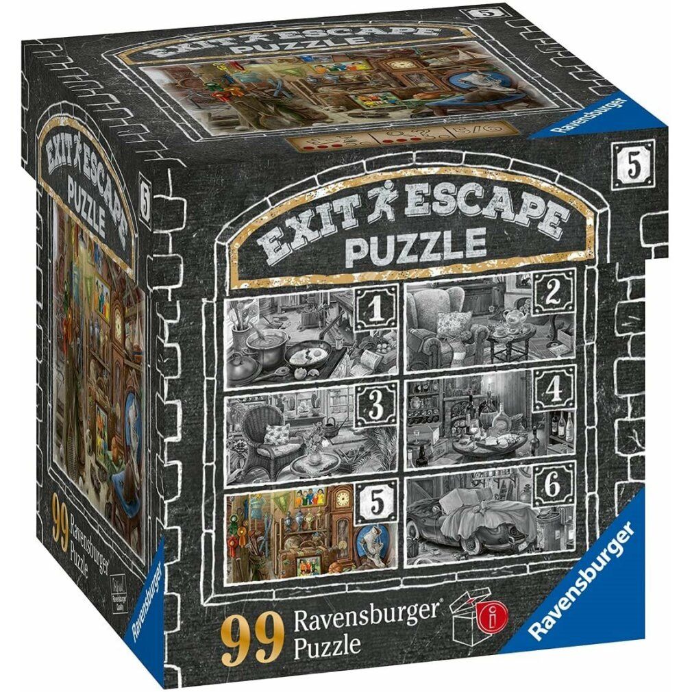 ravensburger Escape exit puzzle Haunted Mansion 5: In the Attic 99 Teile