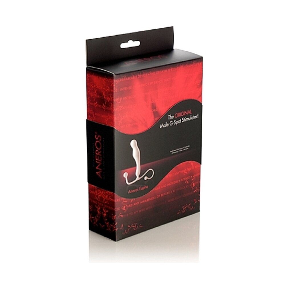 Verpackung für den originalen männlichen G-Punkt-Stimulator von ANEROS. Zeigt das Produkt und den Markennamen.