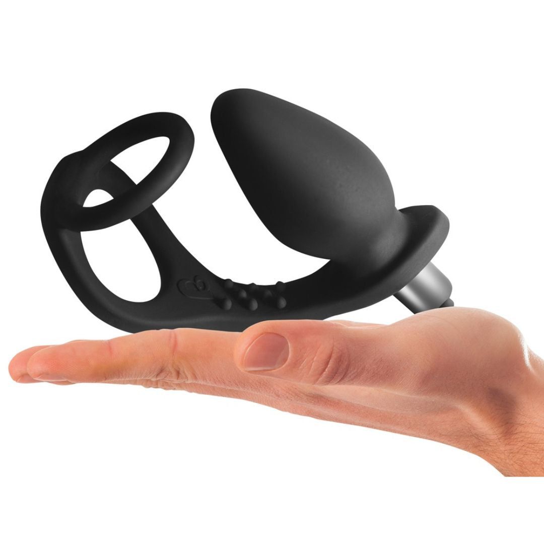 Penisring „RO-ZEN“ mit Vibro-Analplug | 7 Vibrationsmodi | Rocks-off