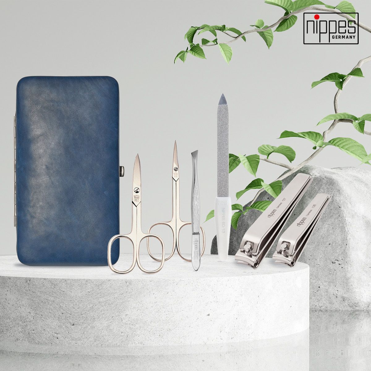 nippes Solingen  Rahmen-Manikür-Etui VINTAGE