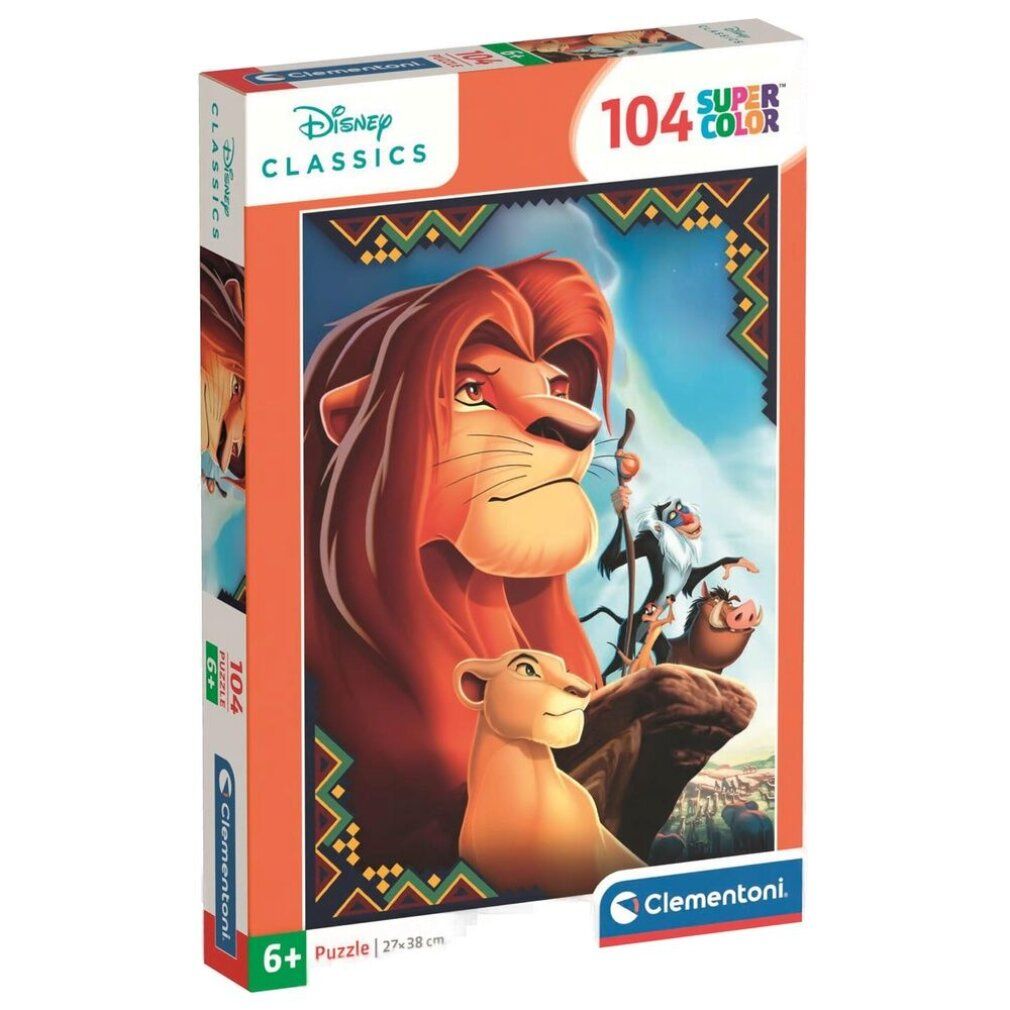 Disney Der könig der löwen 104-teiliges Clementoni Puzzle