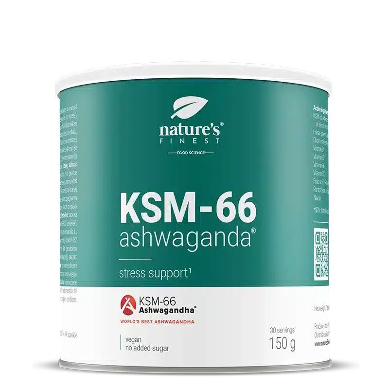 Ksm-66 Ashwagandha® - Withanolide, Ginseng, Kamillenextrakt, B6, B12 150 g