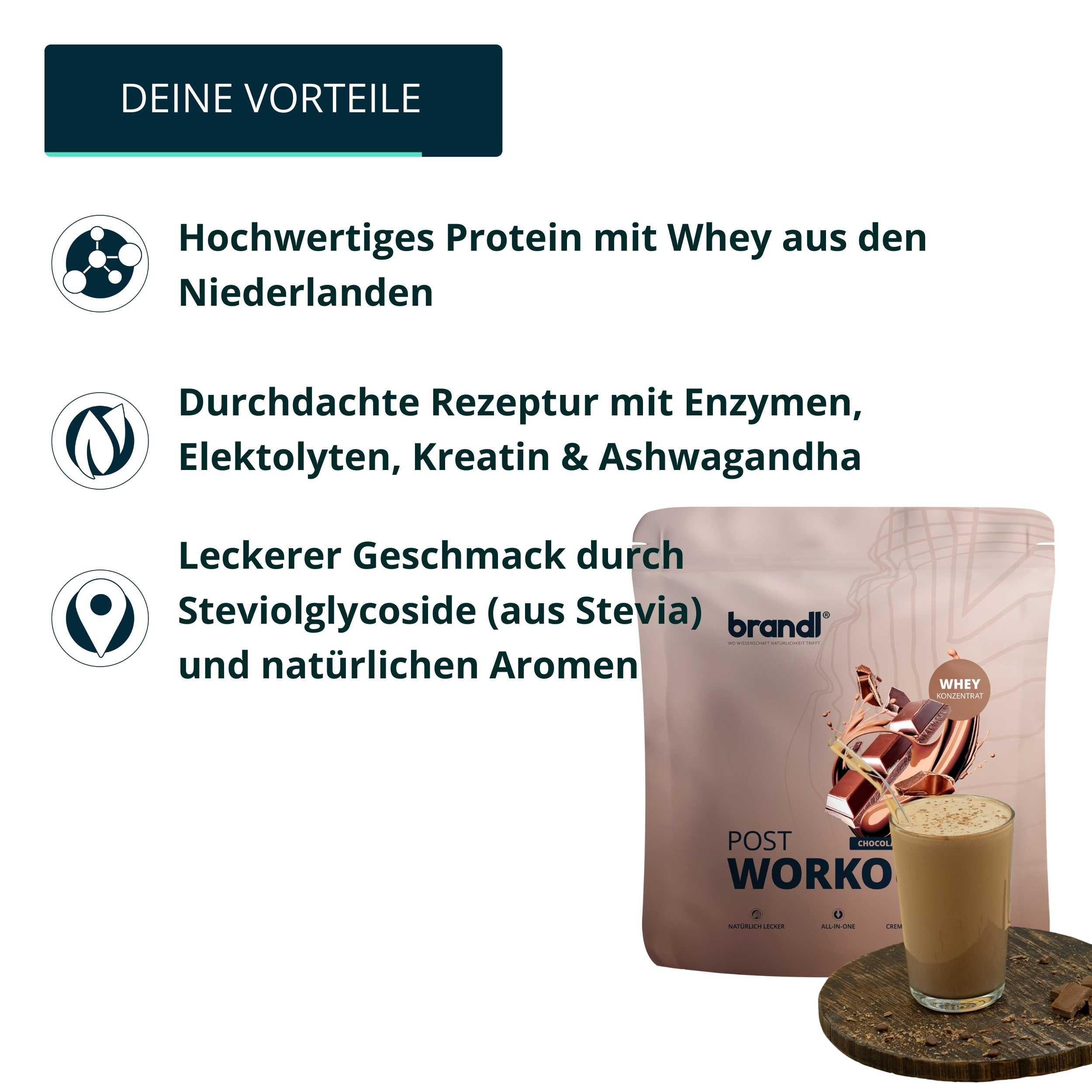 brandl® Protein-Pulver All-in-One nach dem Training
