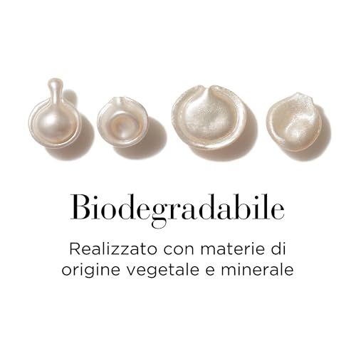 Vier Kapseln auf weißem Hintergrund. Text: Biologisch abbaubar. Hergestellt aus pflanzlichen und mineralischen Stoffen.