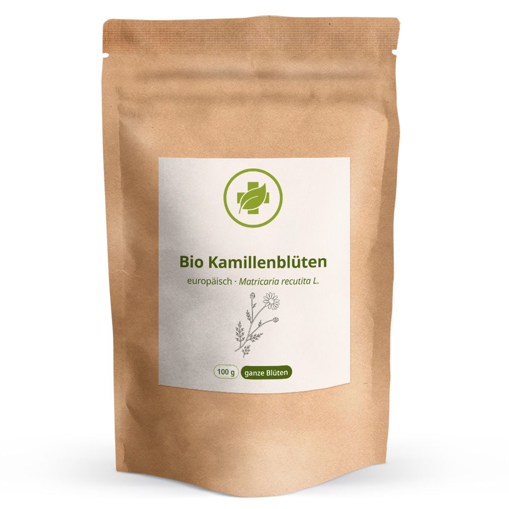 vitalundfitmit100® Bio Kamillenblüten ganz, europäisch