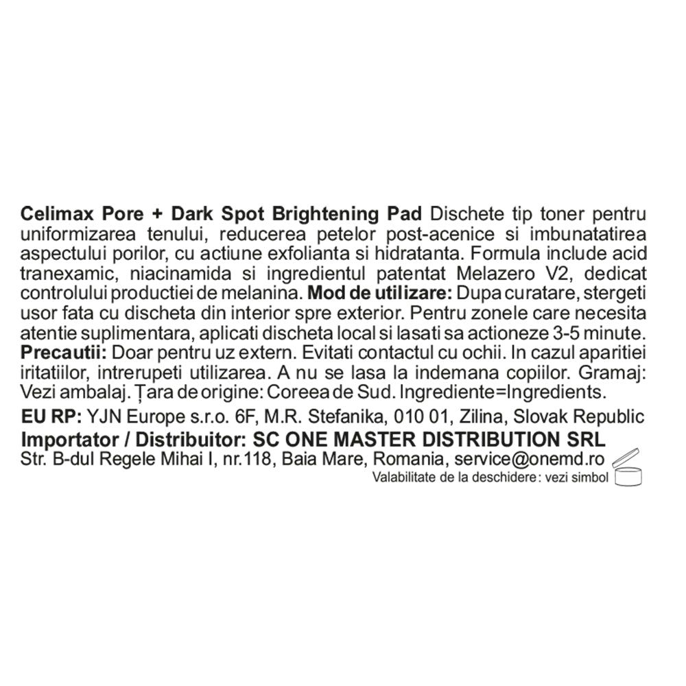 Celimax Pore + Dark Spot Brightening Pad