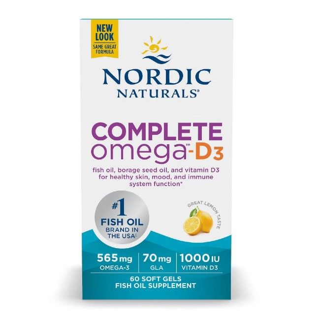 Nordic Naturals Complete Omega-D3 120 Pc
