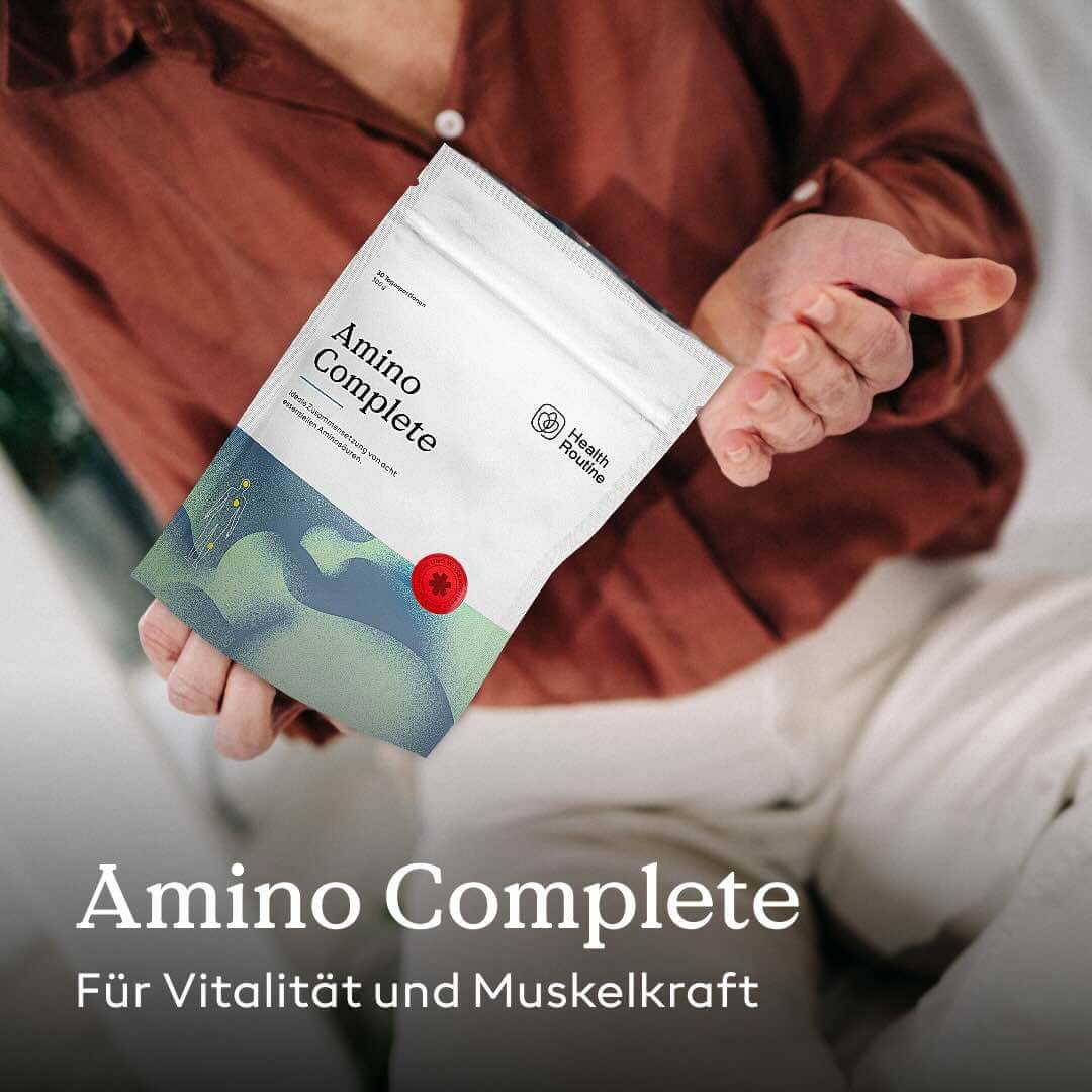 Health Routine Amino Complete / Essenzielle Aminosäuren-Pulver (EAA) in höchster Qualität