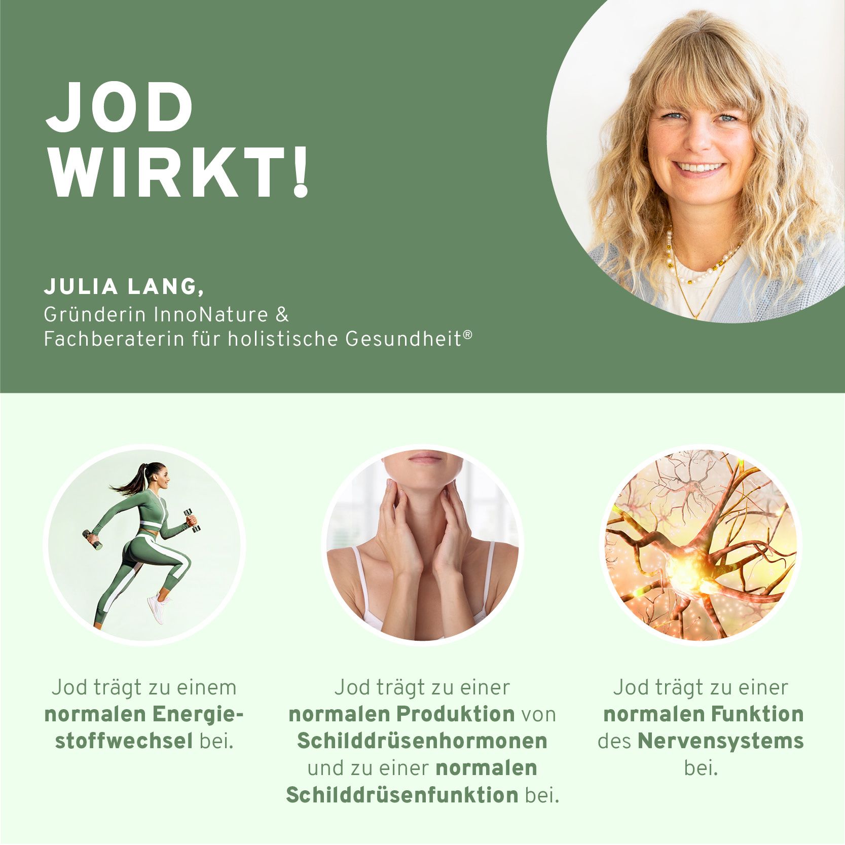 InnoNature Bio Jod Kapseln | natürlich aus Knotentang | vegan