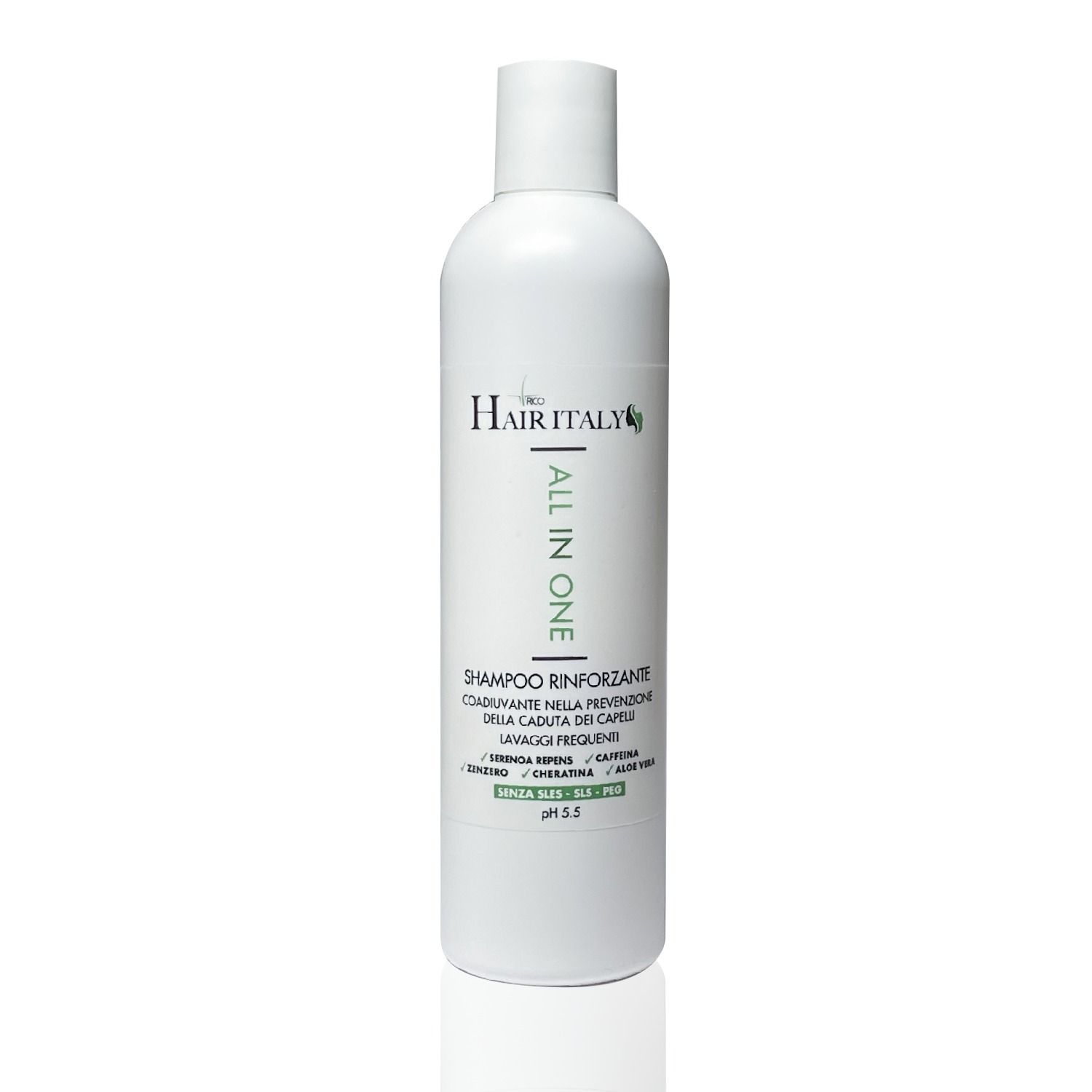 Trico Hair italy Shampoo Anticaduta, volumizzante con Serenoa repens 300 ml pH 5.5