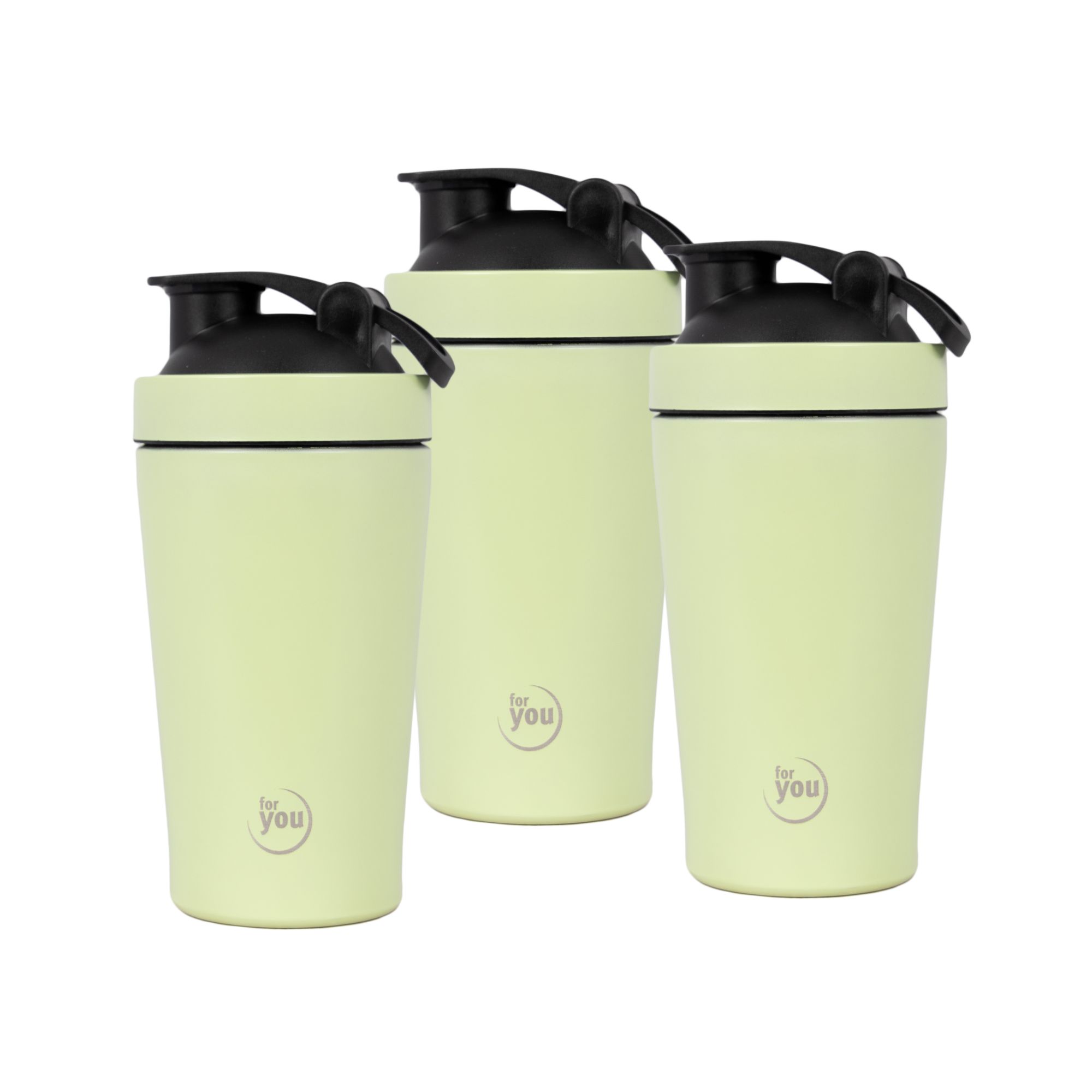 for you Shaker Edelstahl Dreierpack 1500 ml