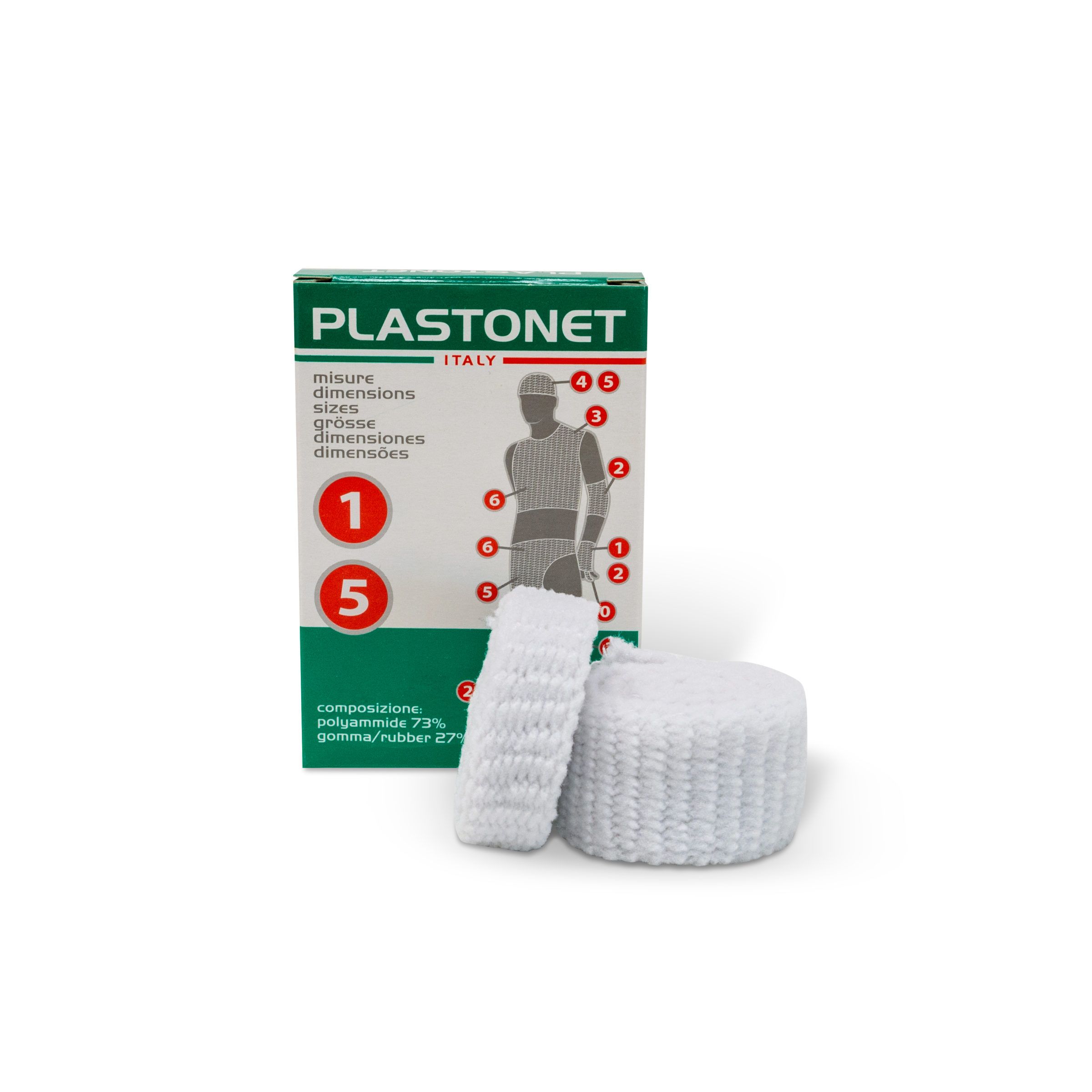 PVS - PLASTONET Rete tubolare elastica misura mista 1 e 5