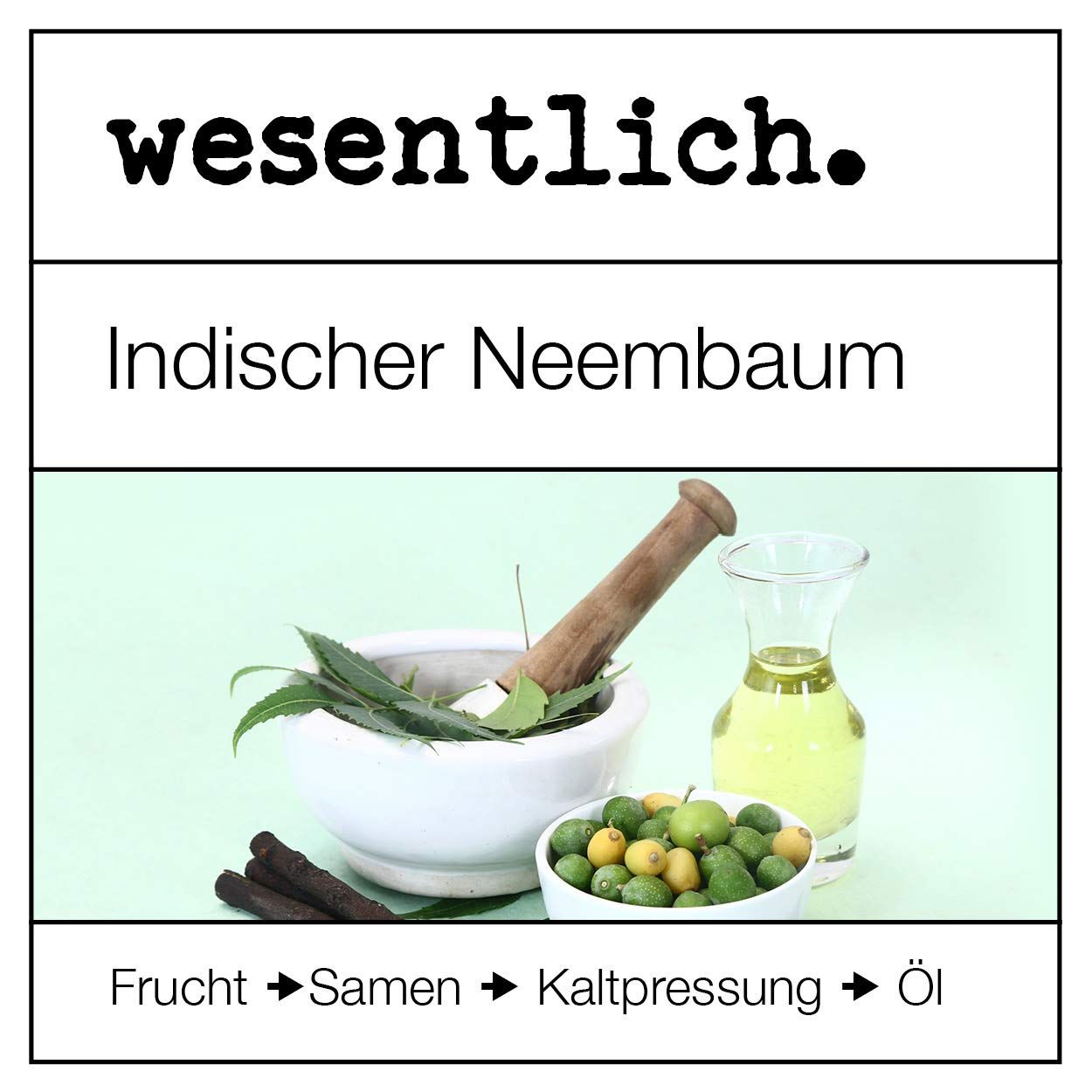 Neemöl mit Emulgator von wesentlich.