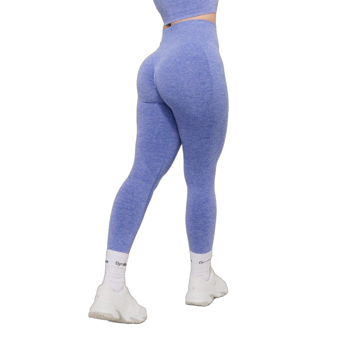 GymBeam Leggings Damen High Waist nahtlos FLO Cobalt
