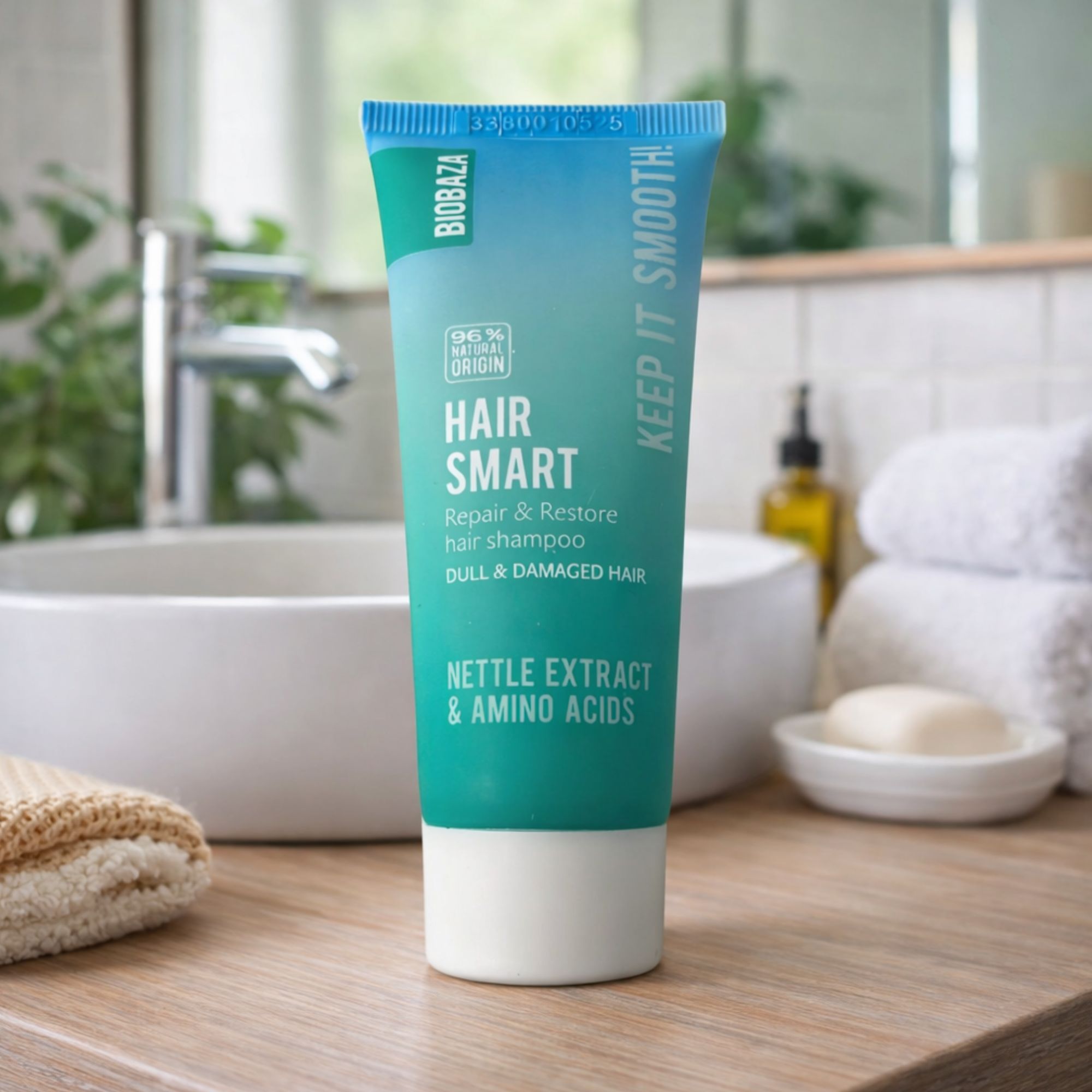 BIOBAZA Hair Smart Shampoo für Haarwachstum & Regeneration