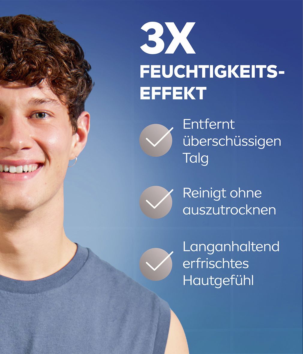 NIVEA MEN HydroCare Gesichtswaschgel XXL