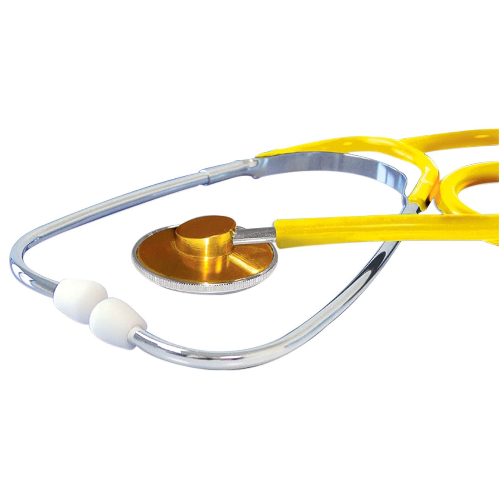 megro Ratiomed Flachkopf Stethoskop gelb 1 St