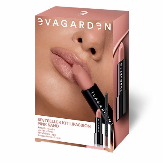 Evagarden Bestseller Kit LipStick 627 + LipPencil 760 3 ml