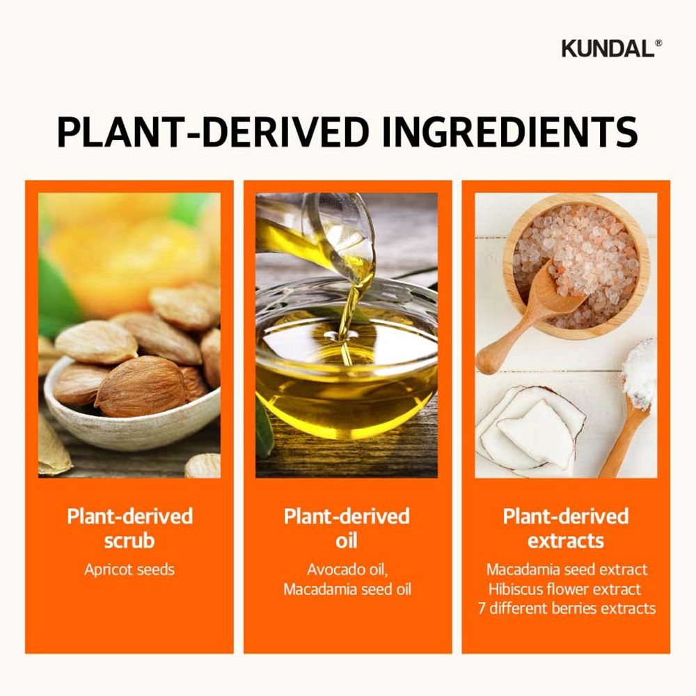 KUNDAL Macadamia & Sugar Body Scrub Pink Grapefruit – Körperpeeling mit Zucker