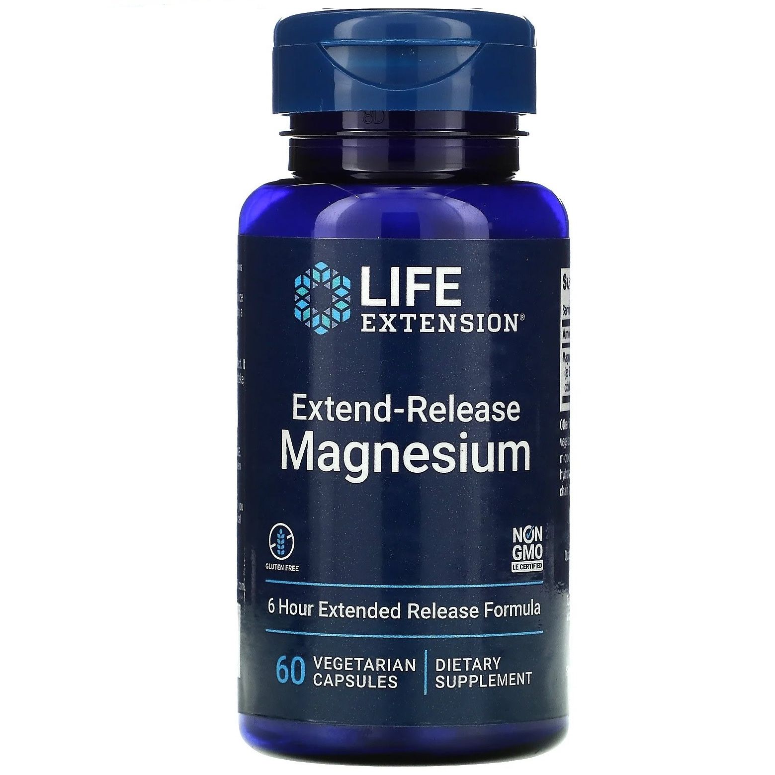 Life Extension Magnesium mit verlängerter Wirkstofffreisetzung 60 St