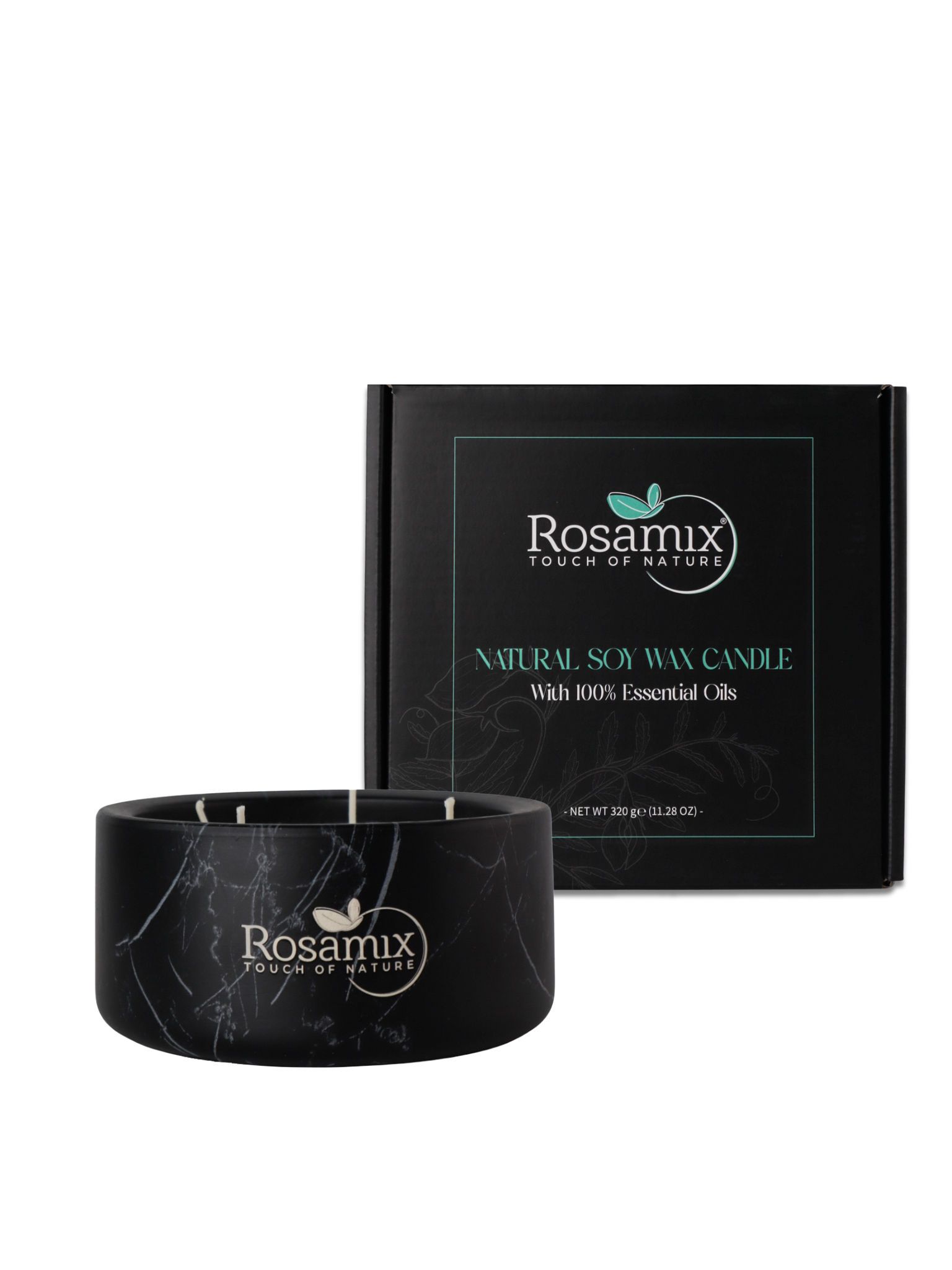 ROSAMIX Entspannende Sojawachskerzen