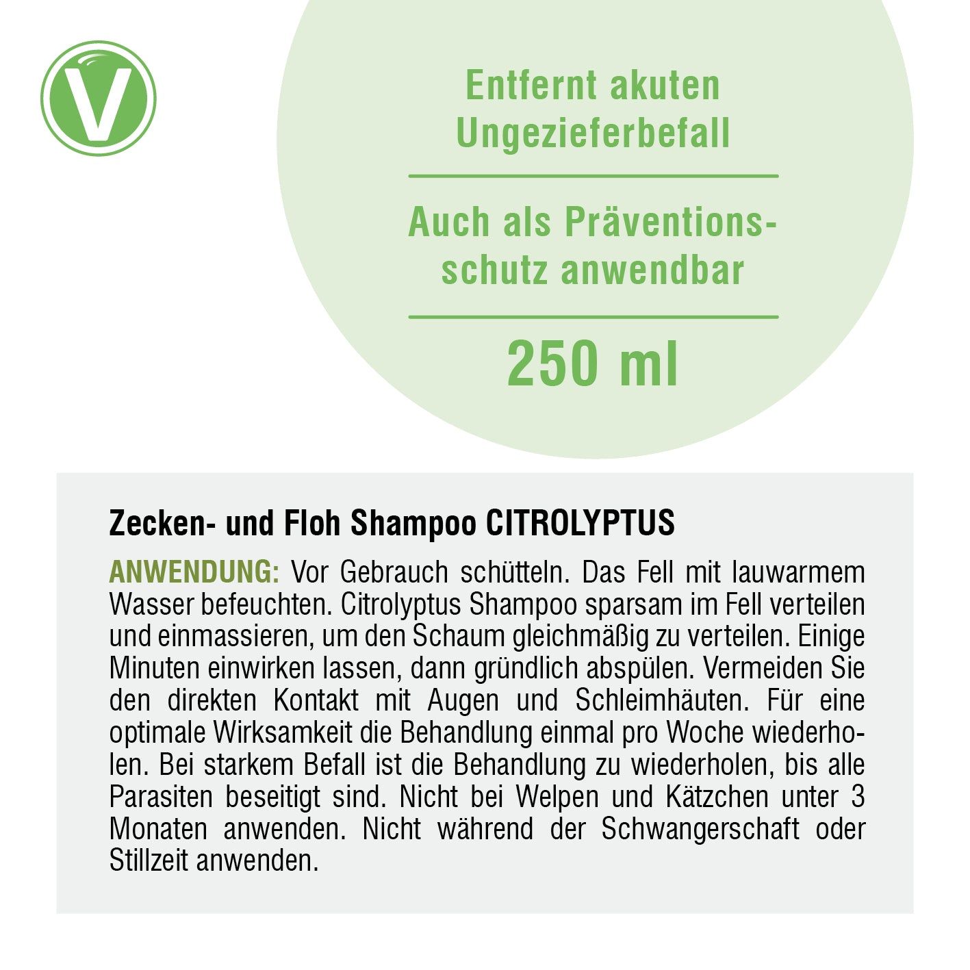 Vetlando Citrolyptus Zecken- & Floh Shampoo