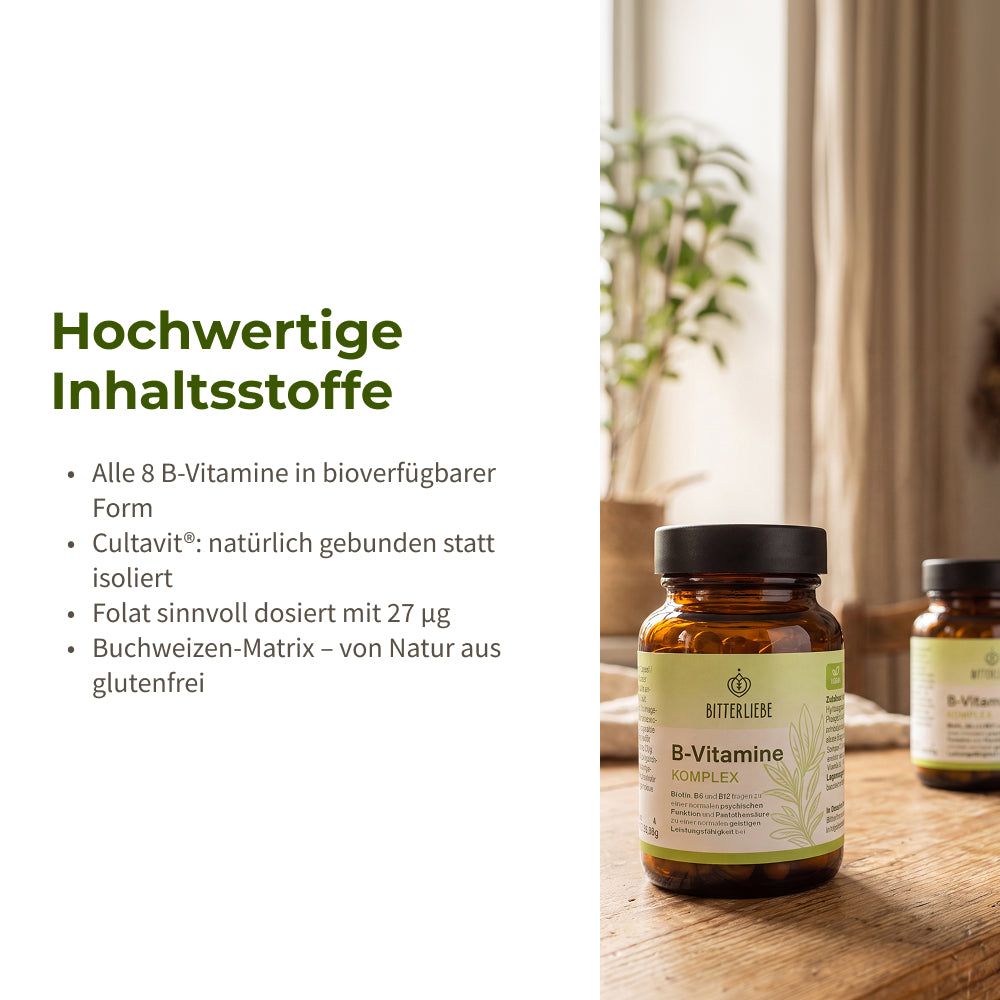 BitterLiebe Vitamin B Komplex mit Cultavit®