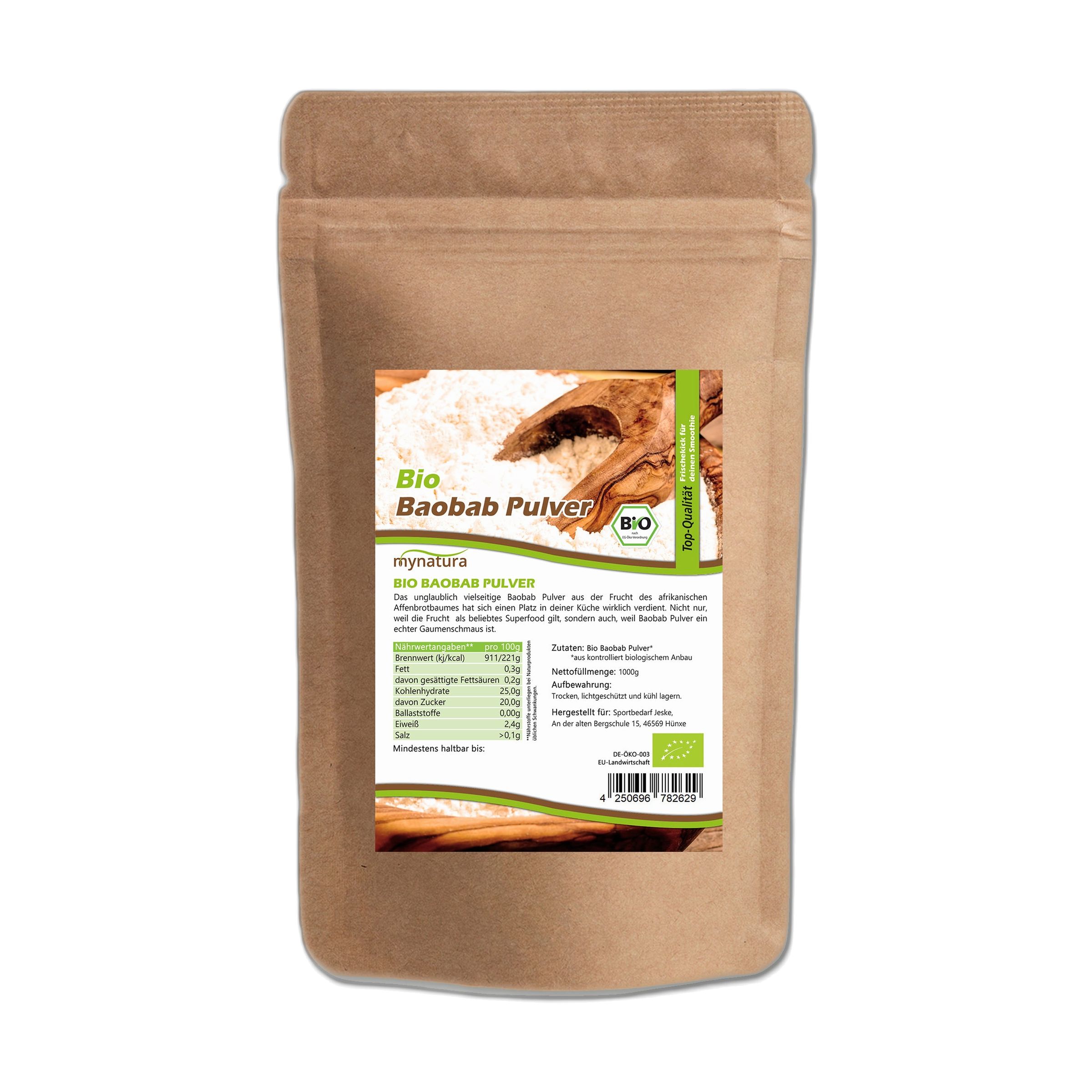 Mynatura Bio Baobab Pulver 1000 g