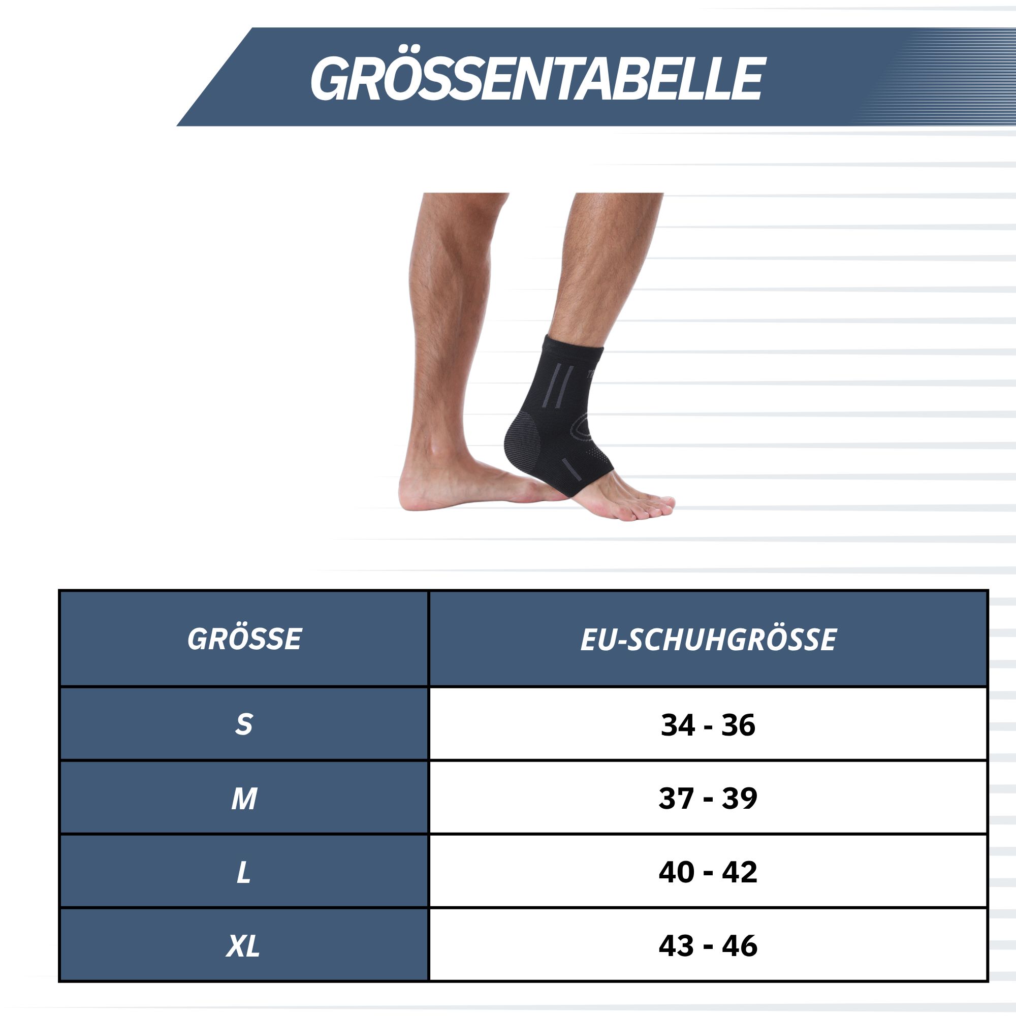 Trebin Sprunggelenkbandage mit 3D Kompression