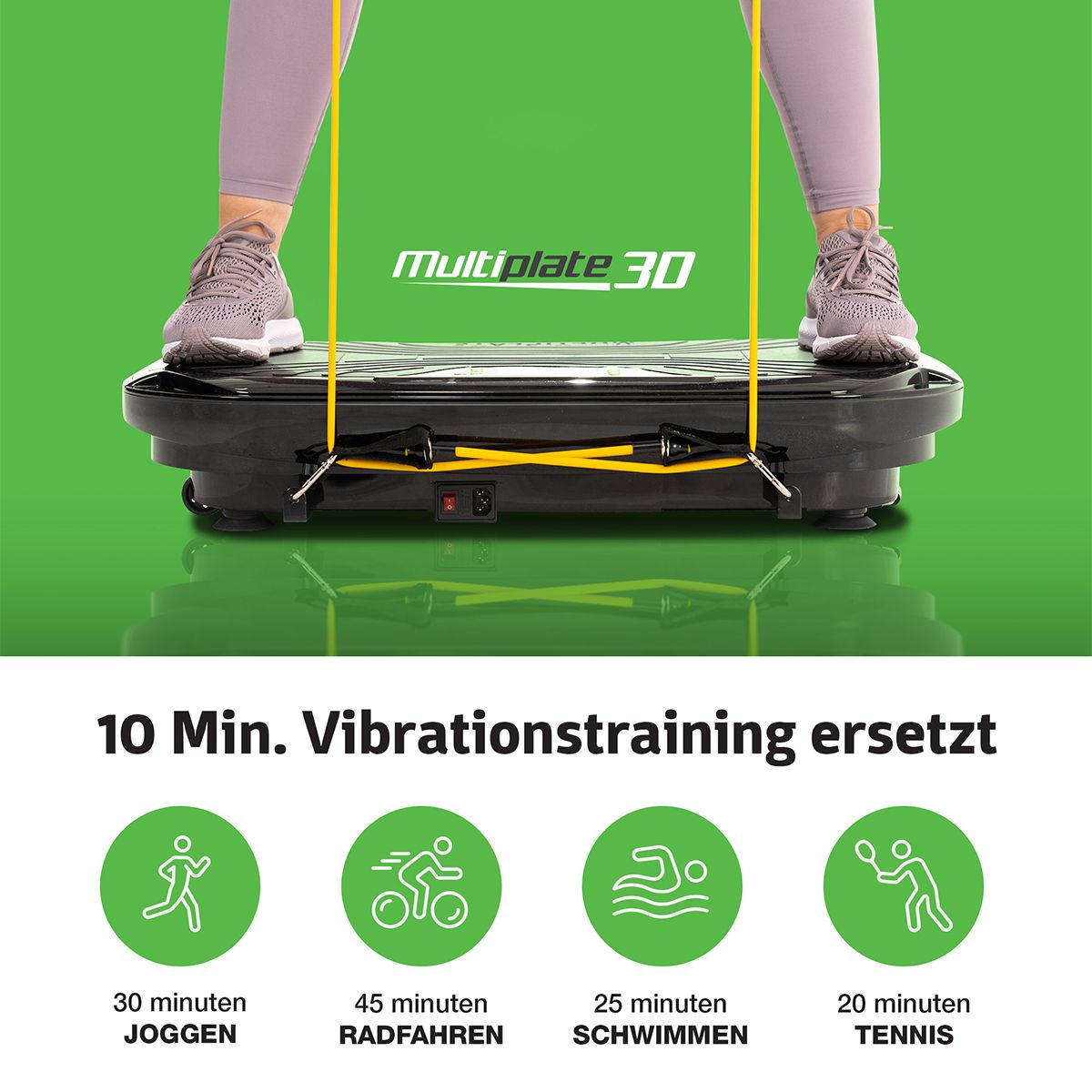 Donnerberg Vibrationsplatte Sport mit Sportsitz