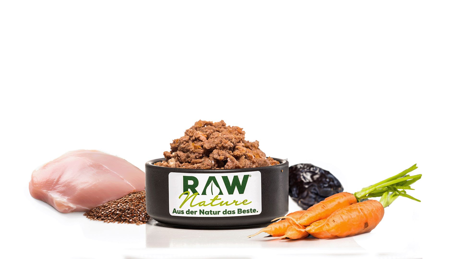 RAW Nature Nassfutter Fasan Pur mit Möhren & Amaranth, getreidefrei