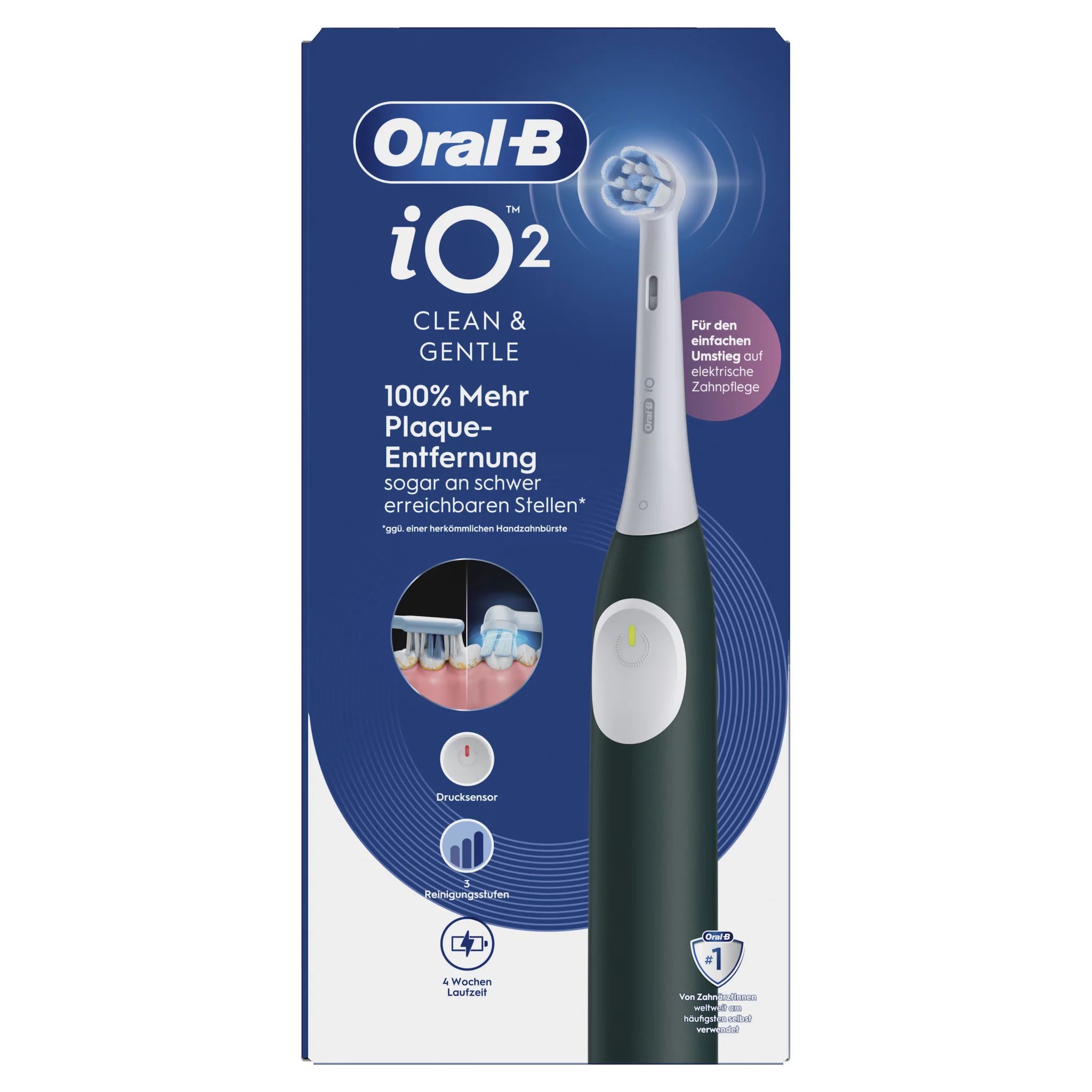Oral-B Zahnbürste - 615099 iO Series 2 forest green 1 St
