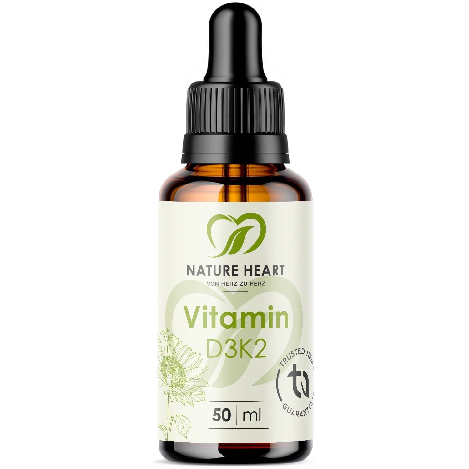 Nature Heart Vitamin D3+K2 Tropfen 50 ml