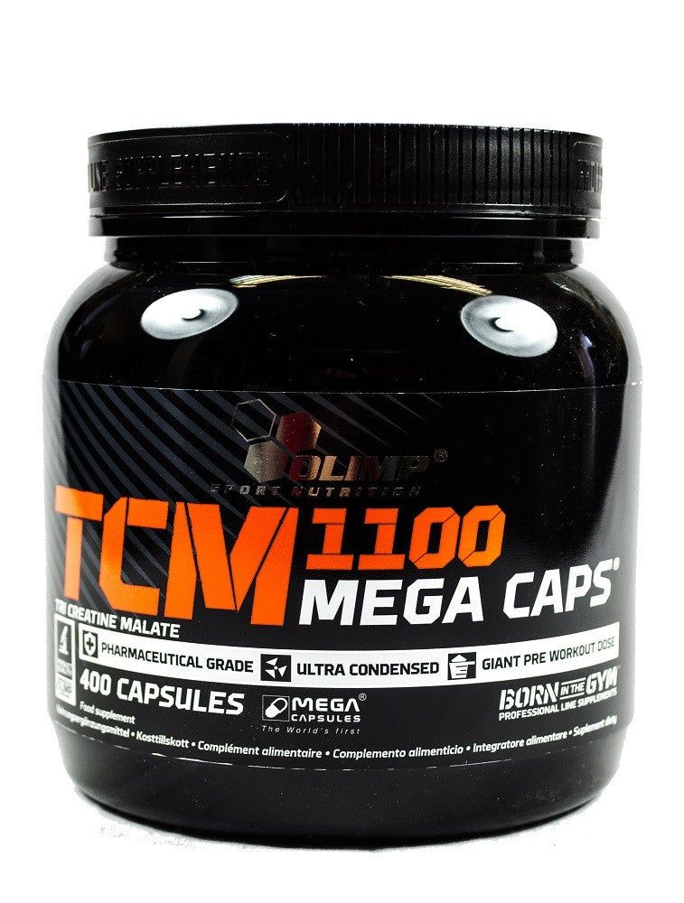Olimp TCM 1100 Mega Caps, 400 Kapseln, "Born in the Gym" Serie.
