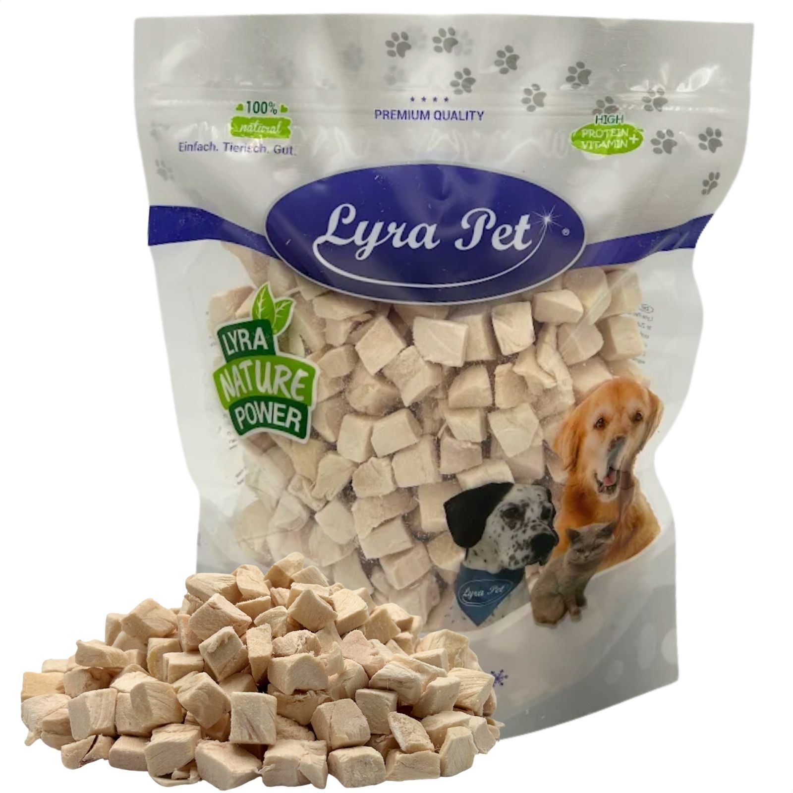 Lyra Hühnerbrustwürfel gefriergetrocknet 0,2 kg Nicht relevant