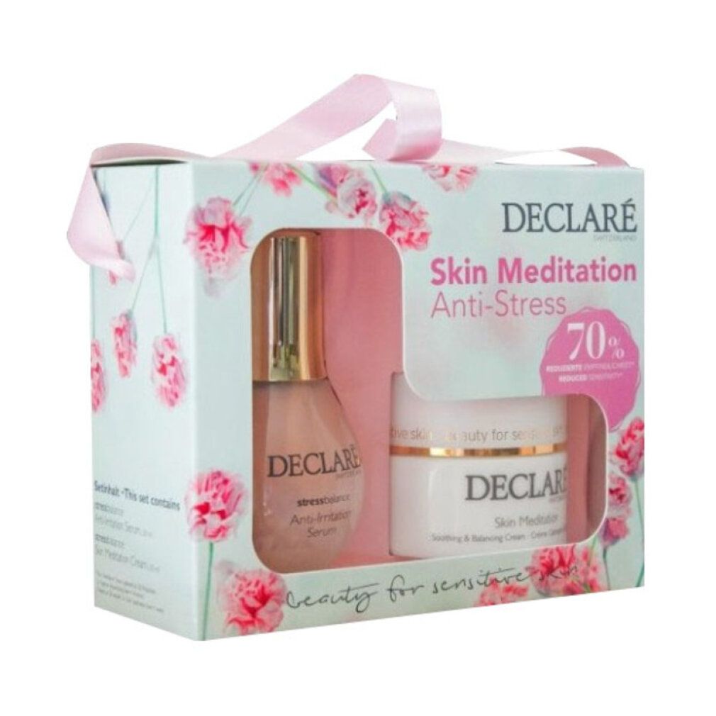 Declare Stress Balance Skin Meditation Set - Creme + Serum