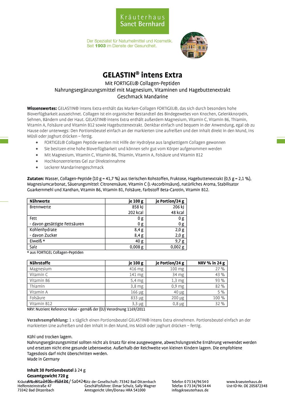 GELASTIN® intens Extra