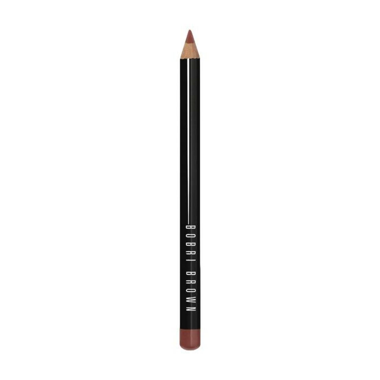 Lippenstift-Stift. Schwarzer Stift mit brauner Mine. Aufschrift: BOBBI BROWN.